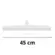 Rodo 45cm Borracha Branca Sem Cabo