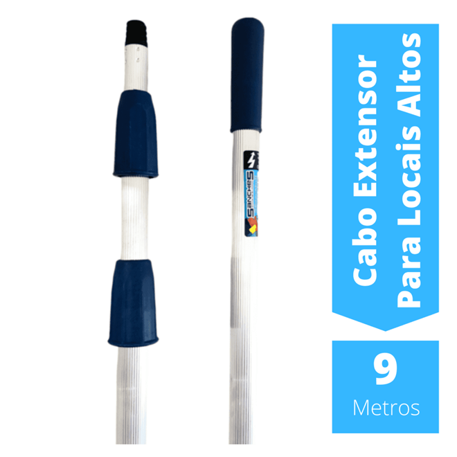 Cabo Extensor Para Limpeza Metros Telesc Pico Preveoeste