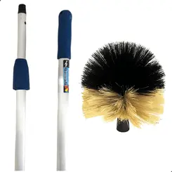 Cabo Extensor para Limpeza 3 Metros Com Vassoura Limpa Forro Teto e Gesso