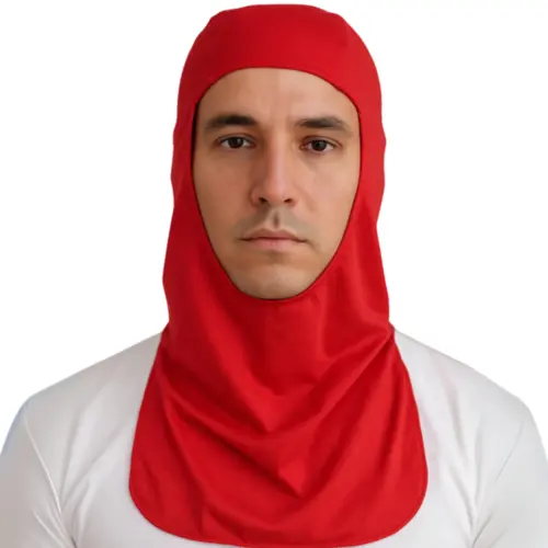 Touca Ninja Vermelha Poliviscose
