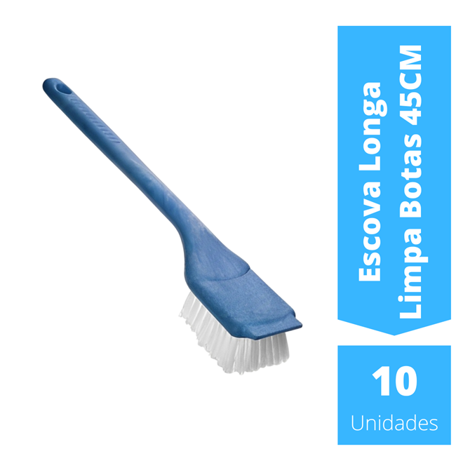 Escova Longa Azul 45CM Lava Botas Bettanin 10 unidades - PreveOeste