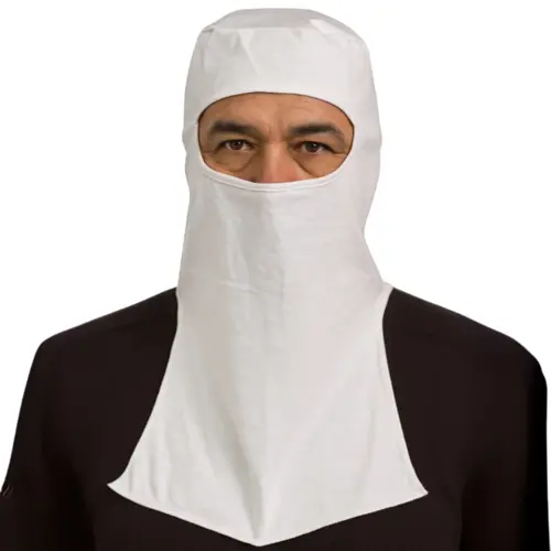 Touca Ninja Branca Poliviscose Fechada no Nariz