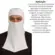 Touca Ninja Branca Poliviscose Fechada no Nariz