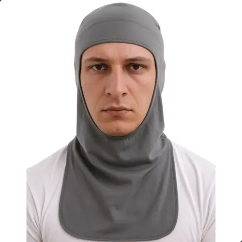 Touca Ninja Cinza Poliviscose