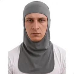 Touca Ninja Cinza Poliviscose