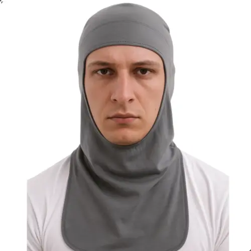 Touca Ninja Para Trabalho Cinza Poliviscose 20 unidades