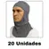 Touca Ninja Para Trabalho Cinza Poliviscose 20 unidades