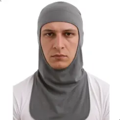 Touca Ninja Para Trabalho Cinza Poliviscose 50 unidades
