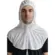 Touca Ninja Branca Poliviscose Com Cordão Balaclava Longa
