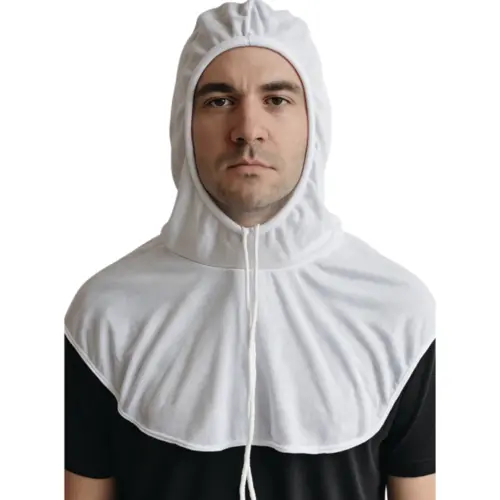 Balaclava Branca Touca Ninja Cordão Industrial 3 Unidades