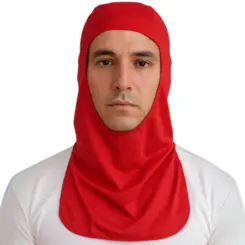 Touca Ninja Vermelha Bombeiros 2 unidades
