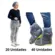 Calça Plástica Transparente com Bota Plástica Kit 20 Unidades