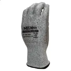 Luva Anticorte PU3 Cinza Banho em PU Resistente CA 48856