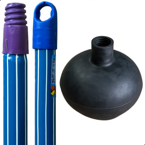 Desentupidor Banheiro Vaso Sanitário Com Cabo 90cm