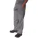 Calça Brim Cinza Com Elástico Reforçada