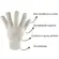 Luva Anticorte Branca Baixa Temperatura Food Cut CA 36692 Super Safety