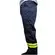 Calça Brim Azul Com Refletivo e Elástico 3 Bolsos