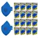 Kit 10 Respirador PFF2 Com Valvula Azul CA 44595 Supersafety