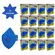 Kit 10 Respirador PFF2 Com Valvula Azul CA 44595 Supersafety