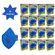 Kit 50 Respirador PFF2 Com Valvula Azul CA 44595 Supersafety