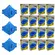 Kit 100 Respirador PFF2 Com Valvula Azul CA 44595 Supersafety