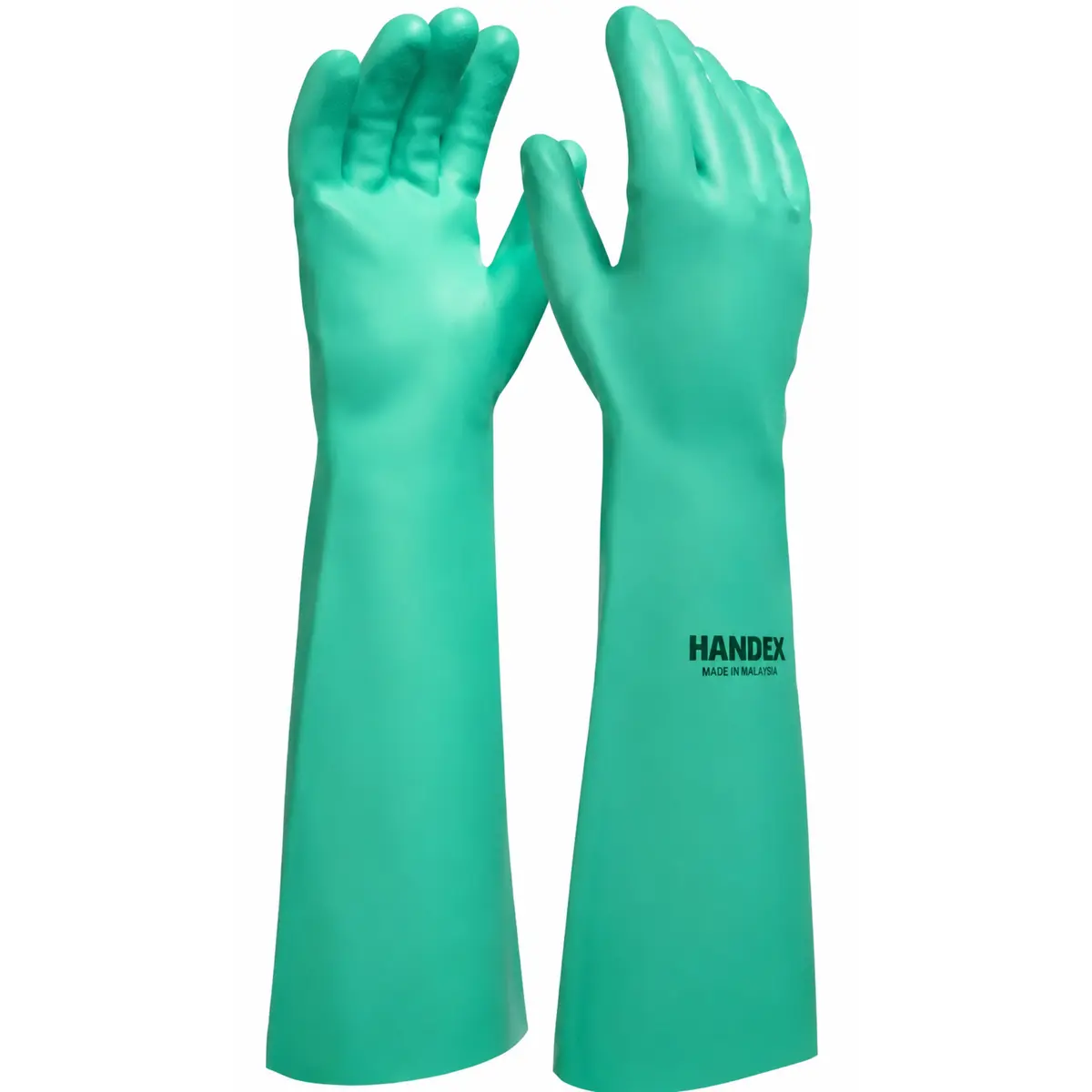 Luva Nitrílica Verde Longa 45Cm Ca 48702 Handex