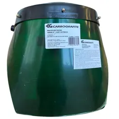 Protetor Facial Verde Com Catraca Carbografite CA 14276