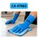 Luva Látex Antiderrapante Silver Azul CA 47063