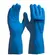 Luva Látex Antiderrapante Silver Azul CA 47063