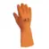 Luva Laranja Revestida em Látex Coral CA 15366 Danny