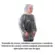 Bata EVA Transparente com Capuz e Elástico no Punho CA 30354 Prevemax