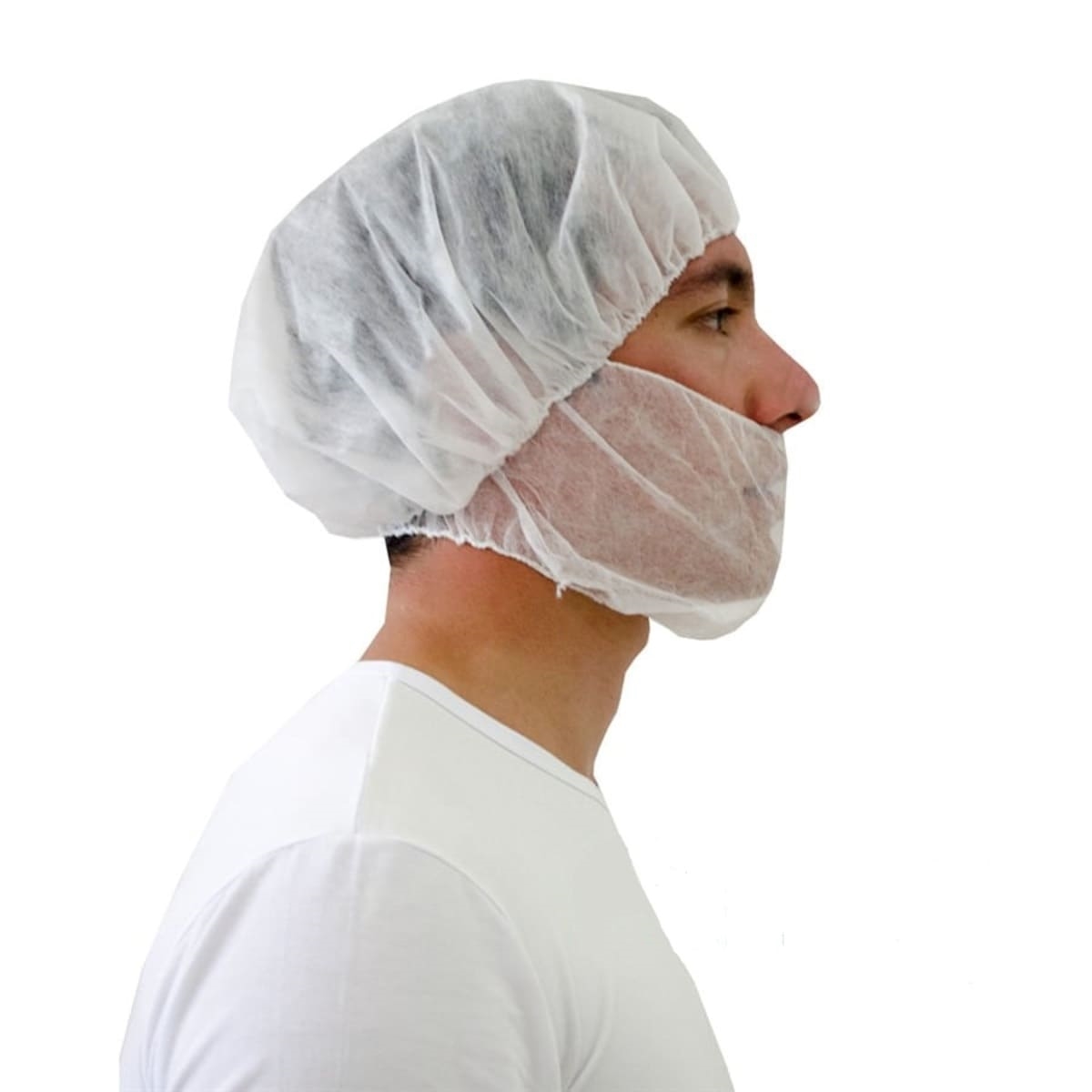 Máscara Descartável Barba e Bigode Pacote com 100 unidades PreveOeste