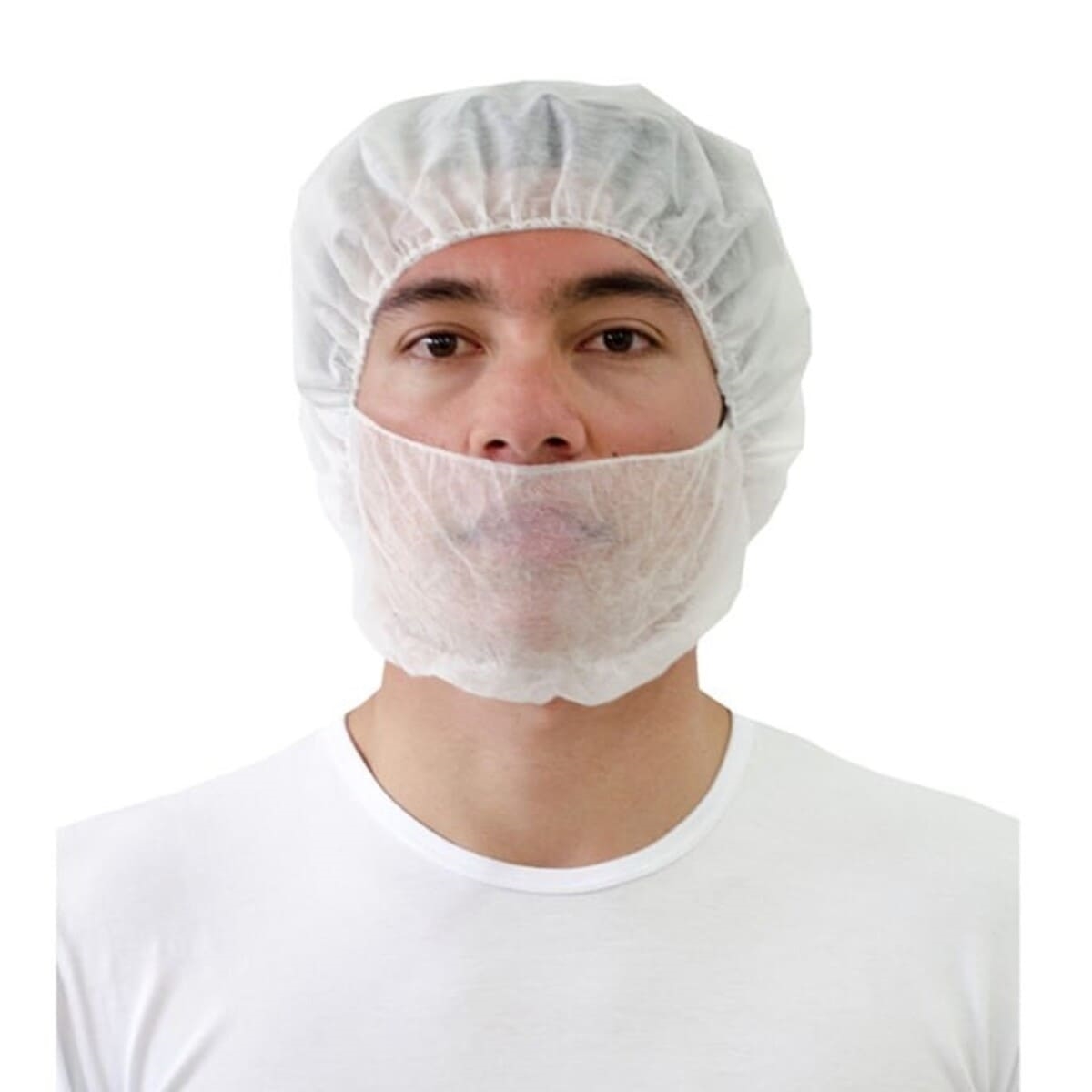 Máscara Descartável Barba e Bigode Pacote com 100 unidades PreveOeste