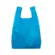Sacola Plástica Azul 29x39 com Rebarba Orleplast